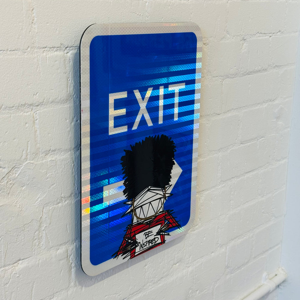 EXiT ROAD SiGN iNSPiRED