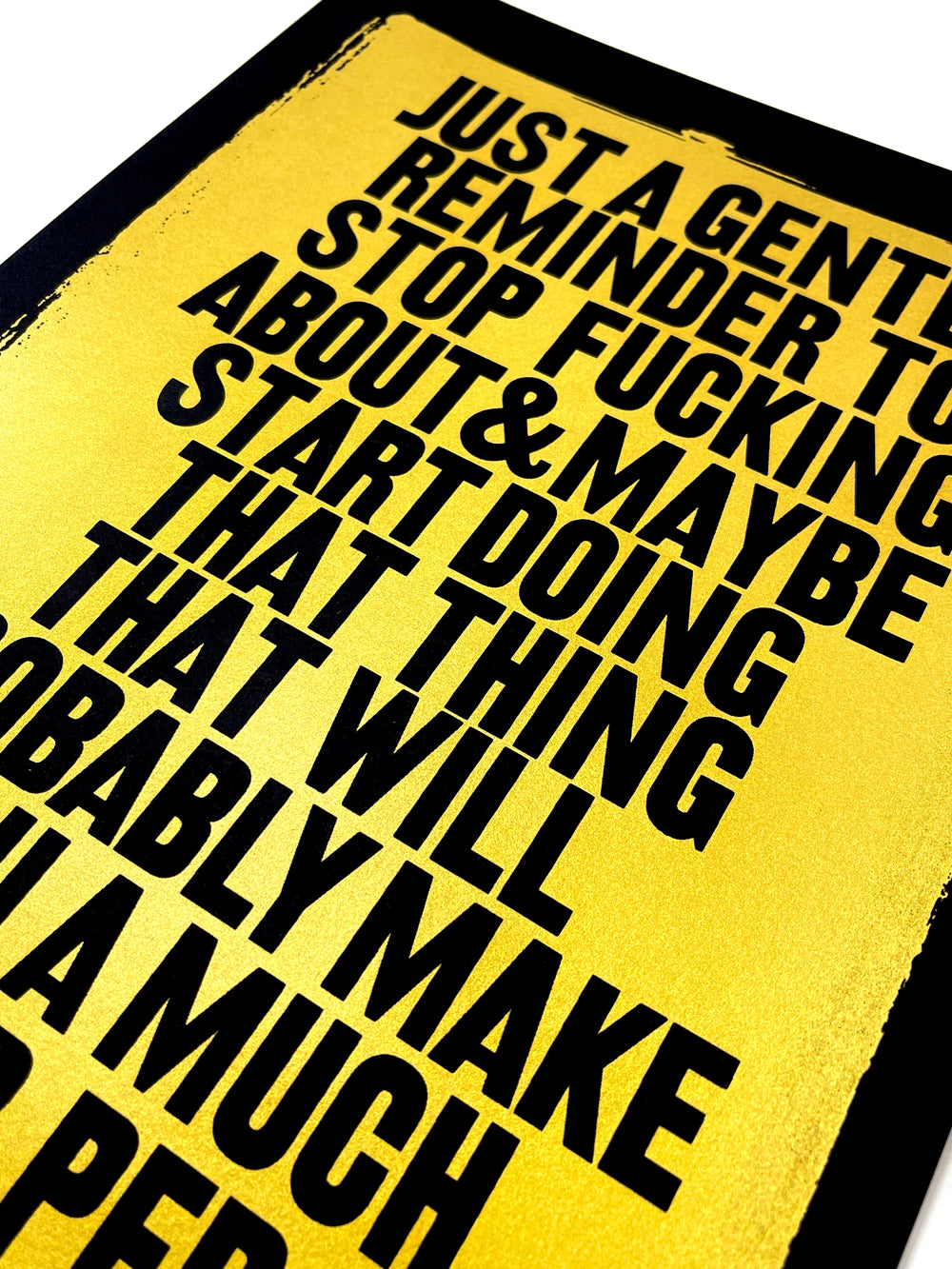 GENTLE REMiNDER - GOLD