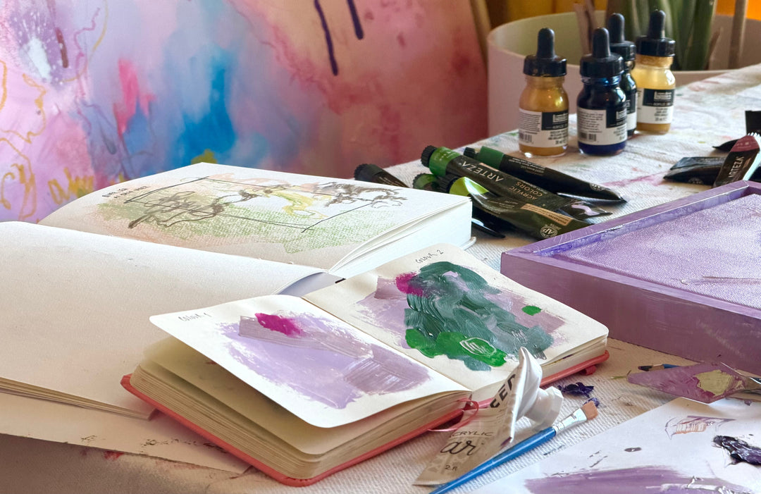 ABSTRACTiNG NATURE: Q&A WiTH PAiNTER iMOGEN WEBB