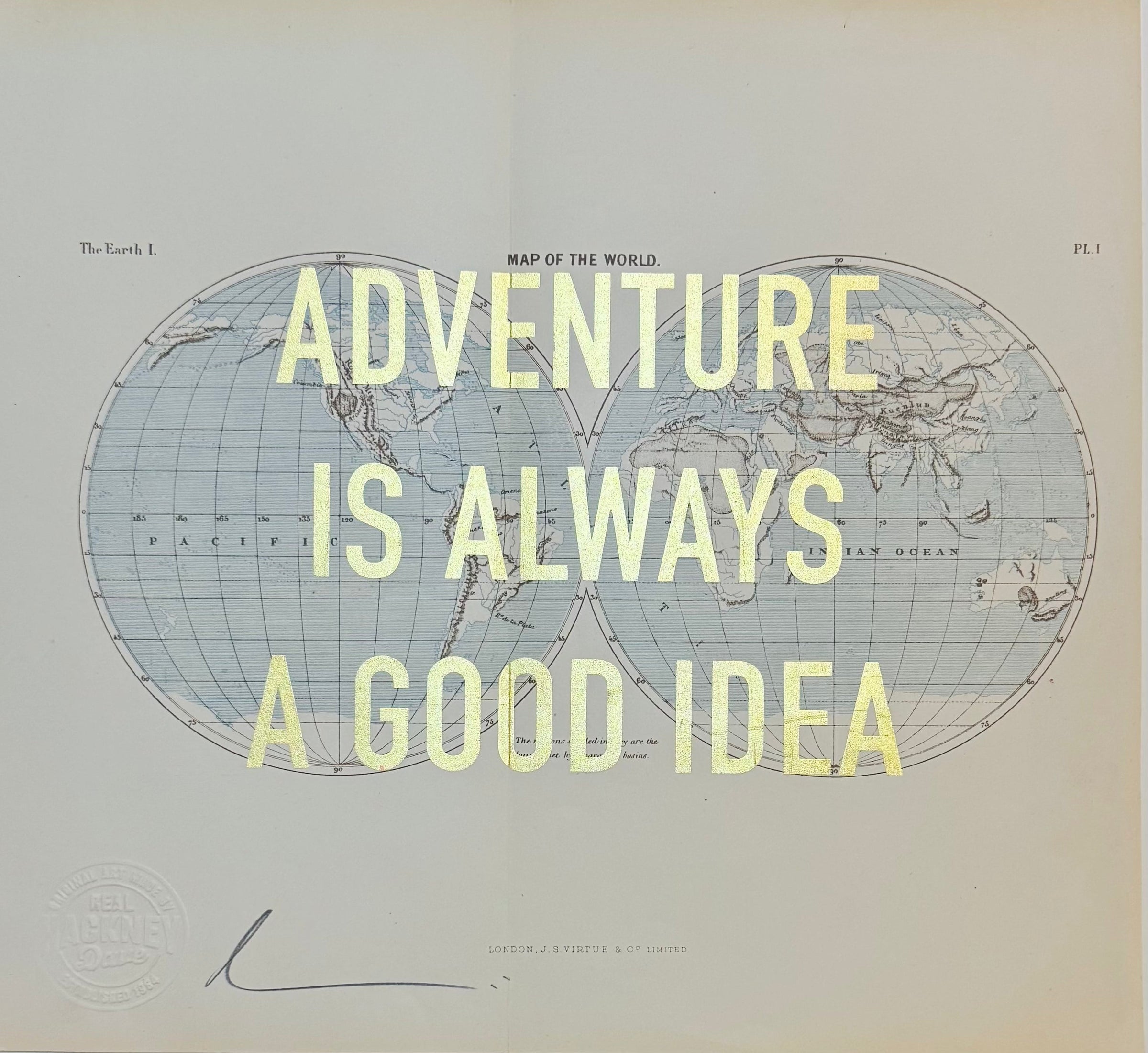 ADVENTURE iS ALWAYS A GOOD iDEA - ViNTAGE MAPS