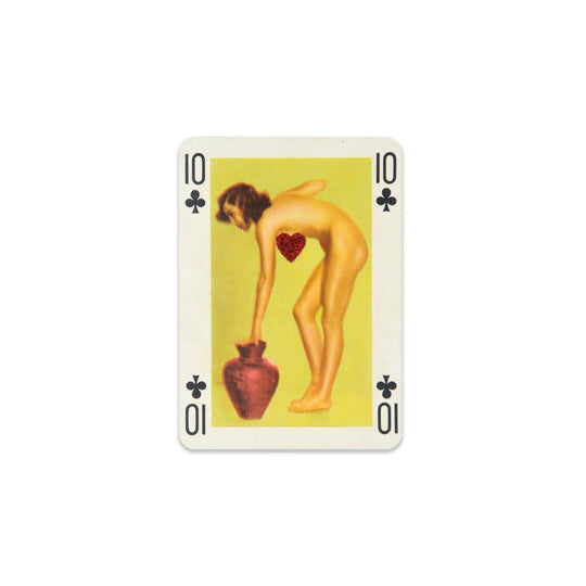 ViNTAGE AUSTRiAN PLAYiNG CARDS - RED GLiTTER