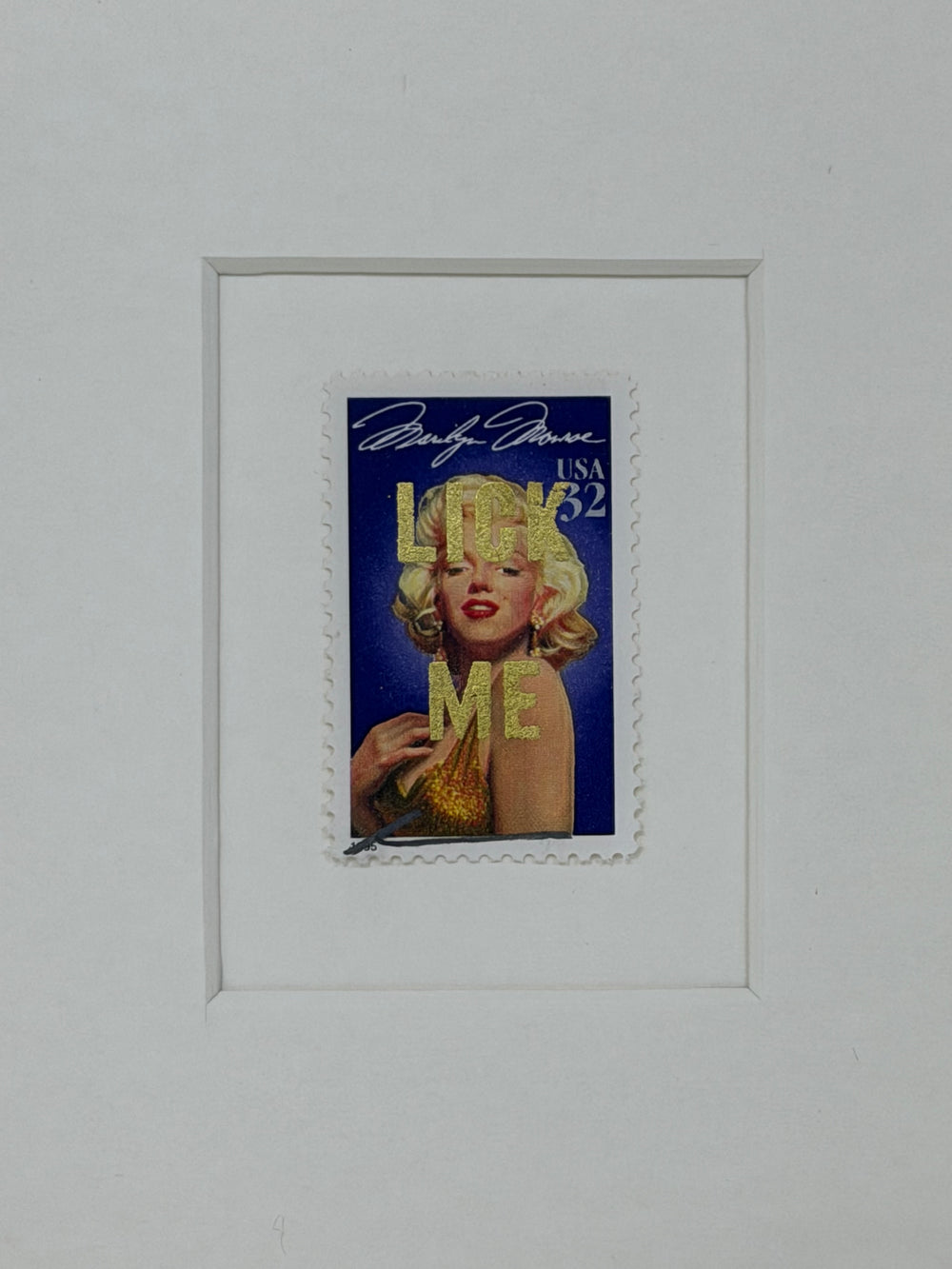LiCK ME STAMP - GOLD