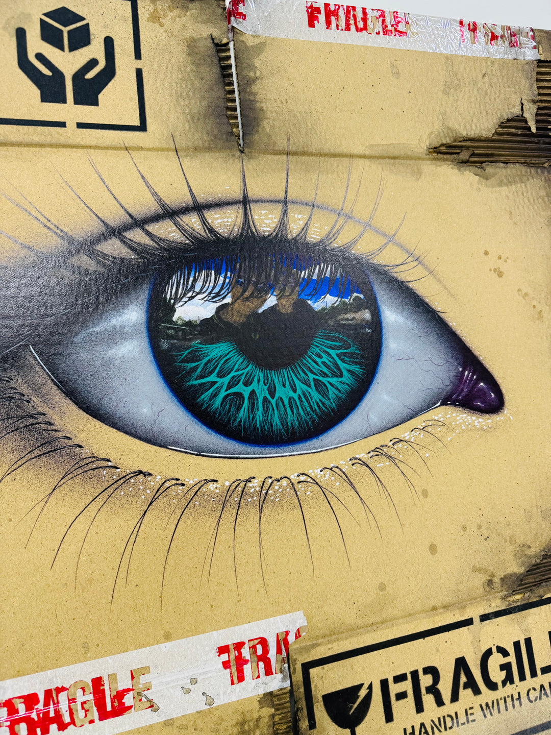 FRAGiLE - HAND FiNiSHED - TEAL