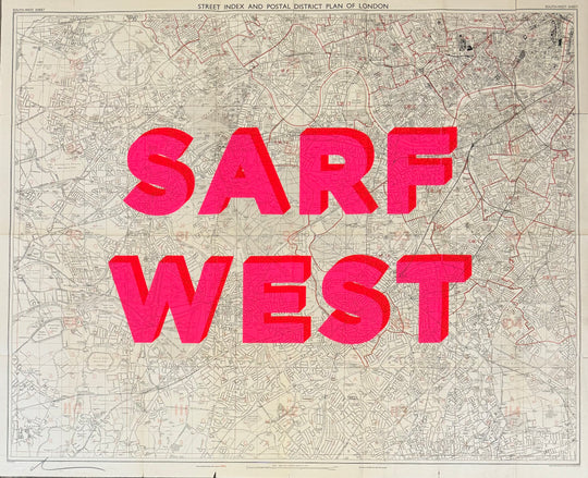SARF WEST - ViNTAGE MAP
