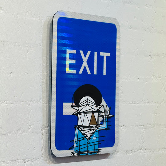 EXiT ROAD SiGN AFRO DEMON
