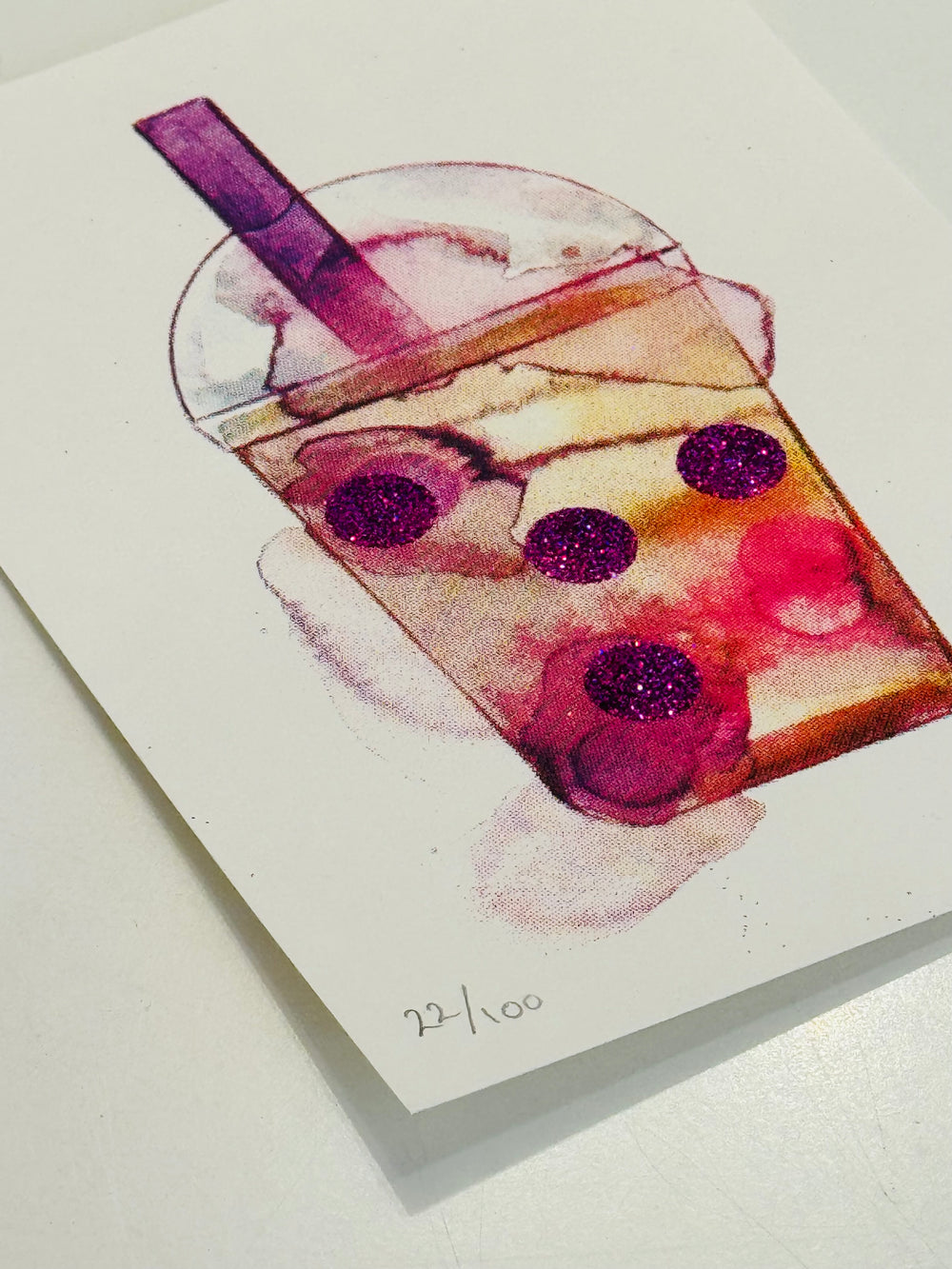 MiNi BUBBLE TEA (PUPRLE)