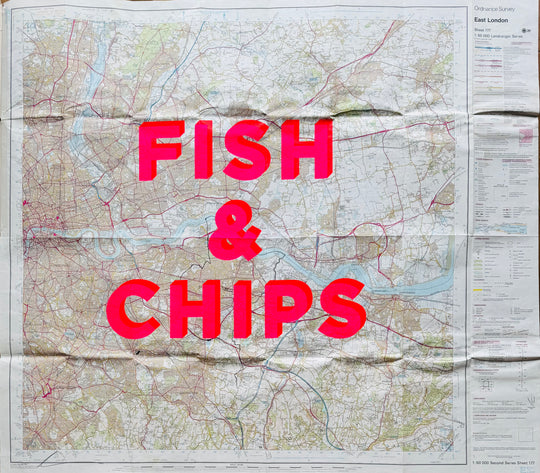 FiSH AND CHiPS - ViNTAGE MAP
