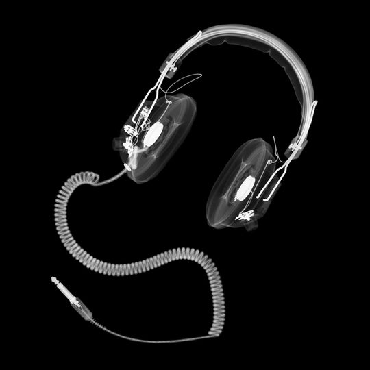 SiLVER HEADPHONES.