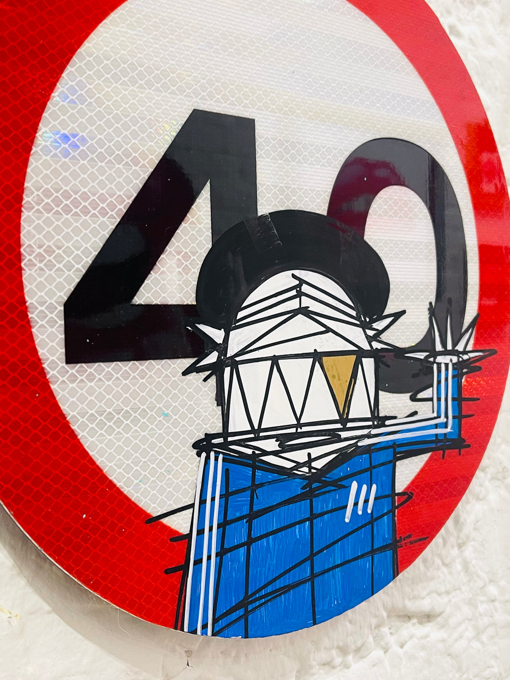 40 ROAD SiGN: AFRO DEMON
