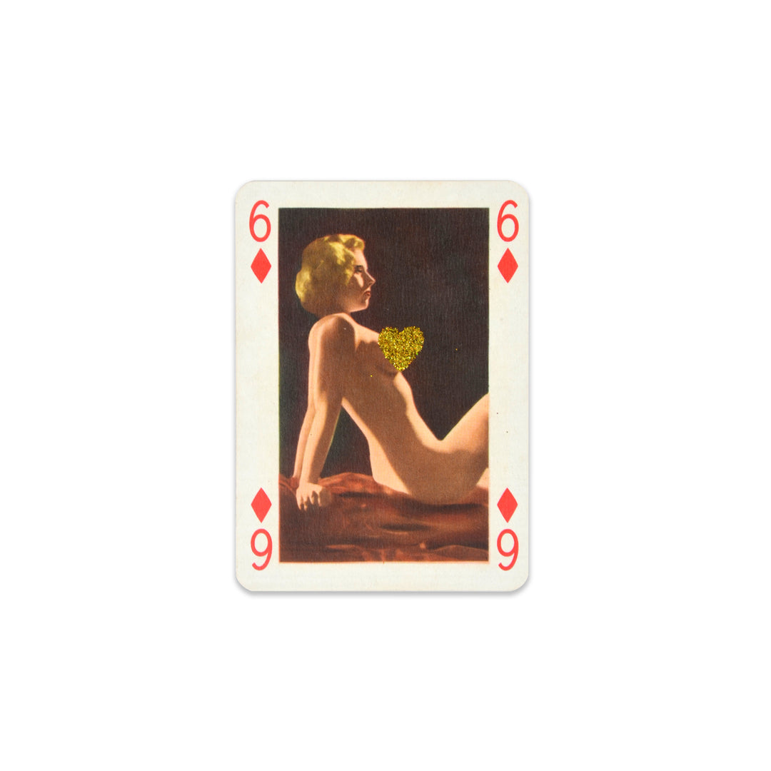 ViNTAGE AUSTRiAN PLAYiNG CARDS - GOLD GLiTTER