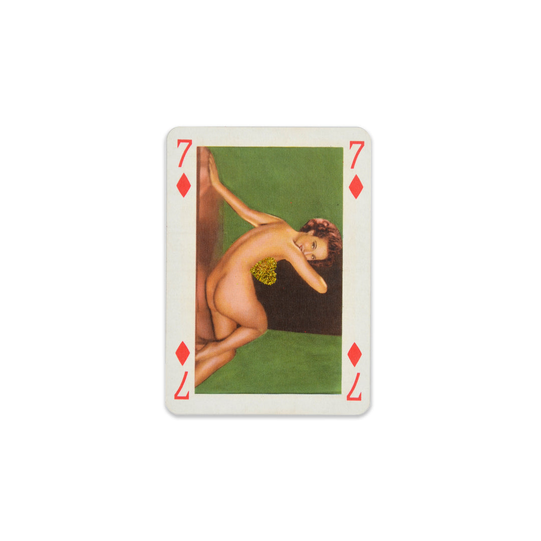 ViNTAGE AUSTRiAN PLAYiNG CARDS - GOLD GLiTTER
