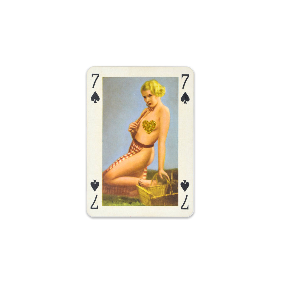 ViNTAGE AUSTRiAN PLAYiNG CARDS - GOLD GLiTTER