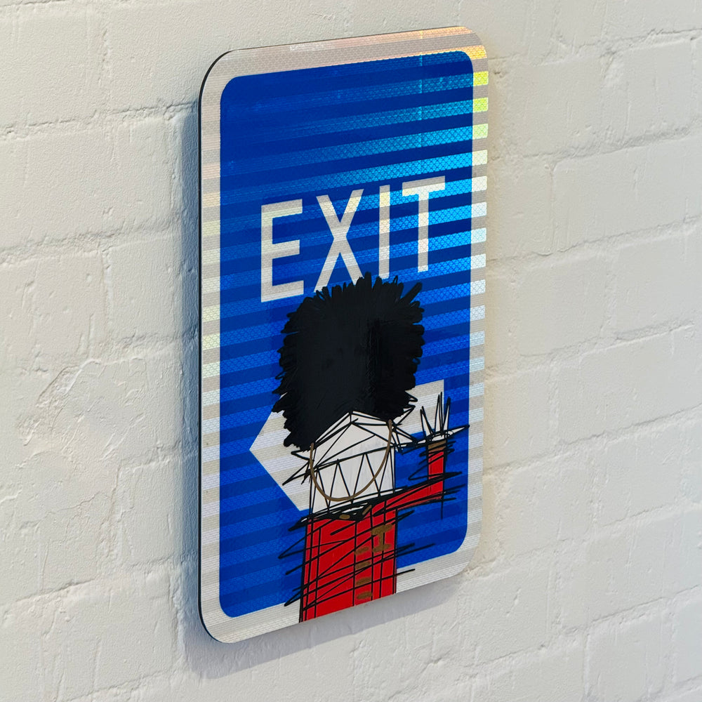 EXiT ROAD SiGN BEEFEATER