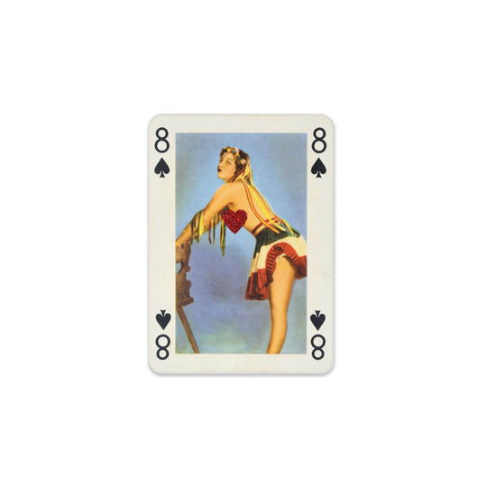 ViNTAGE AUSTRiAN PLAYiNG CARDS - RED GLiTTER