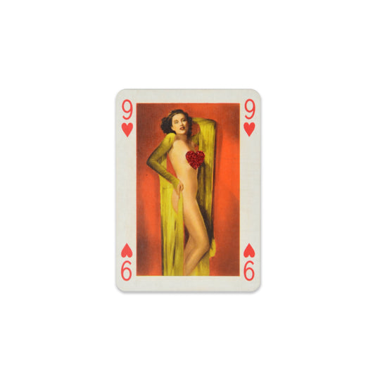 ViNTAGE AUSTRiAN PLAYiNG CARDS - RED GLiTTER