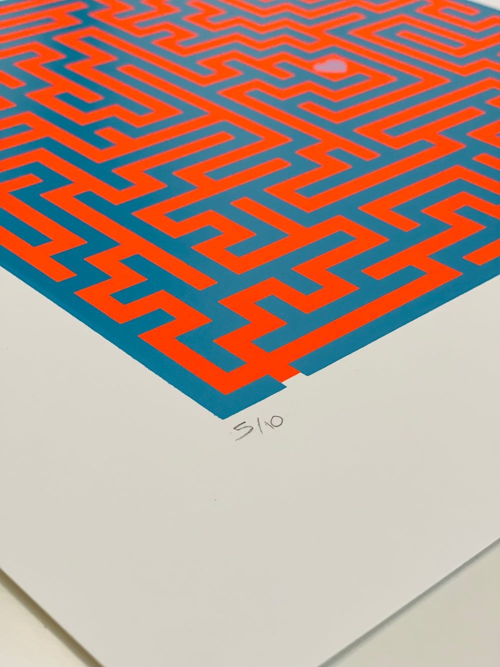 FiND YOUR WAY: FLUORO ORANGE AND BLUE