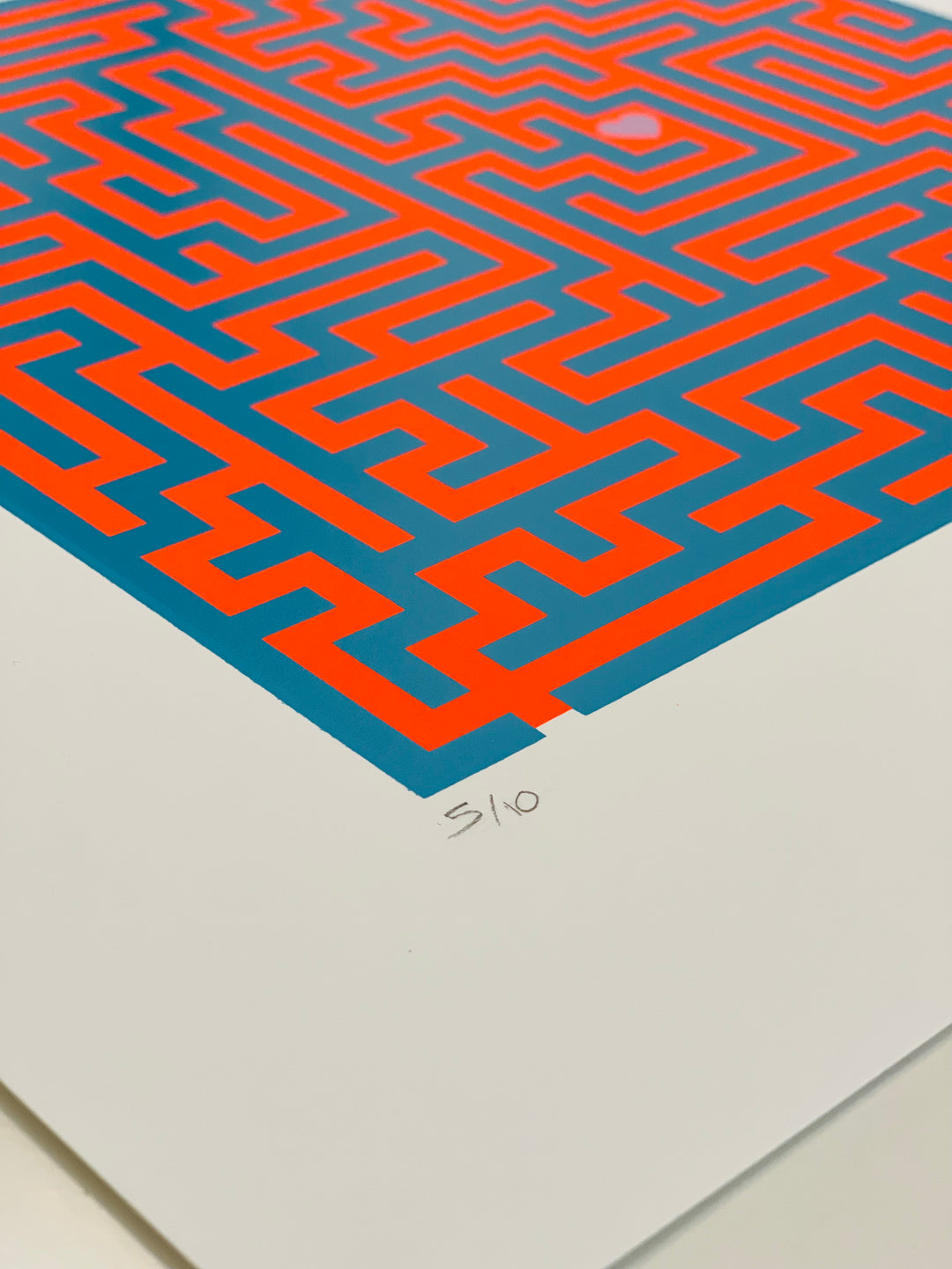 FiND YOUR WAY: FLUORO ORANGE AND BLUE