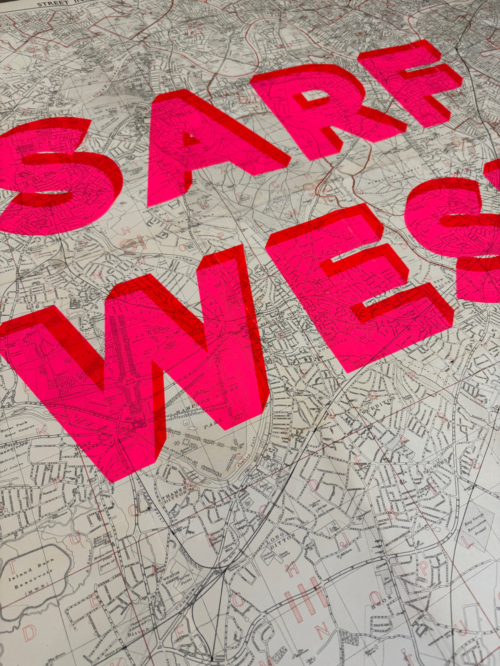 SARF WEST - ViNTAGE MAP