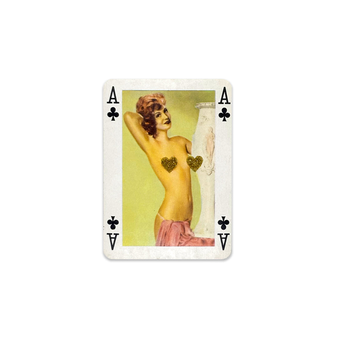 ViNTAGE AUSTRiAN PLAYiNG CARDS - GOLD GLiTTER