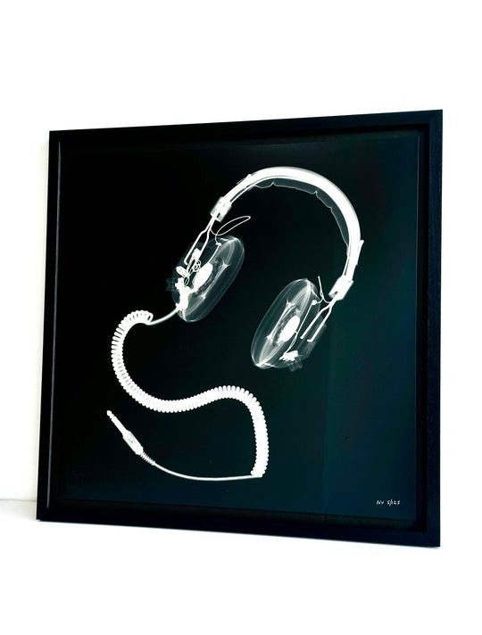 SiLVER HEADPHONES.