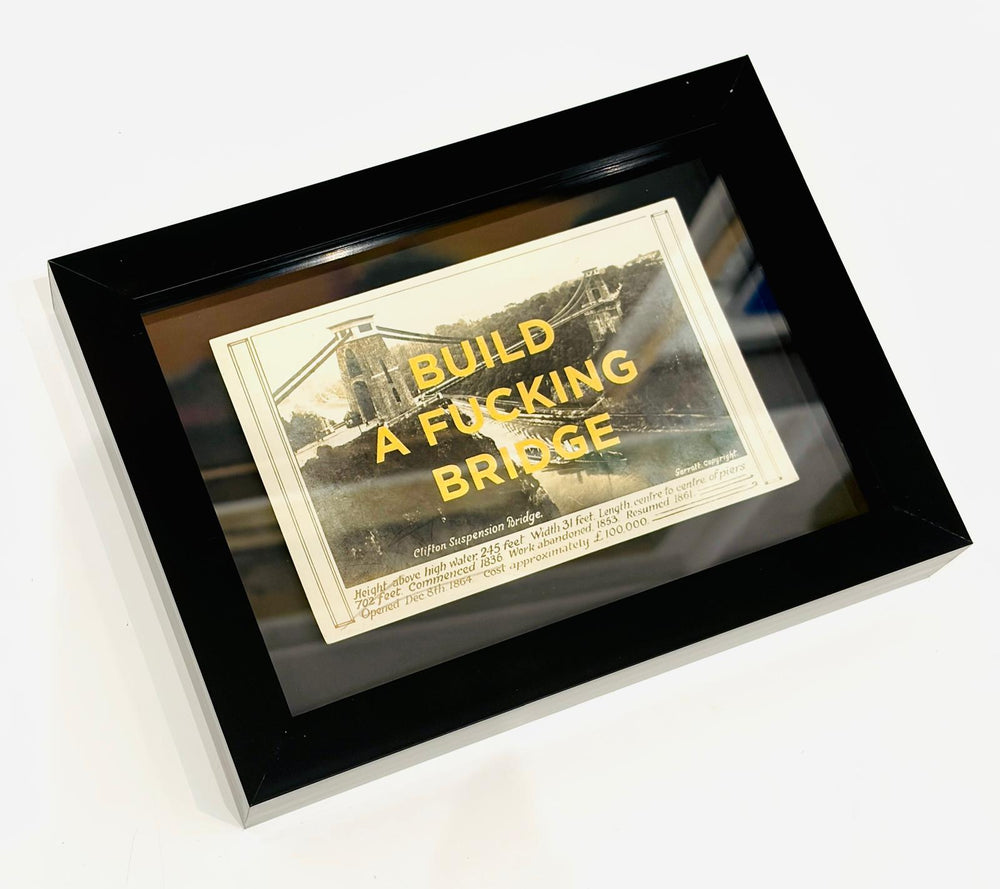 BUiLD A FUCKiNG BRiDGE POSTCARDS
