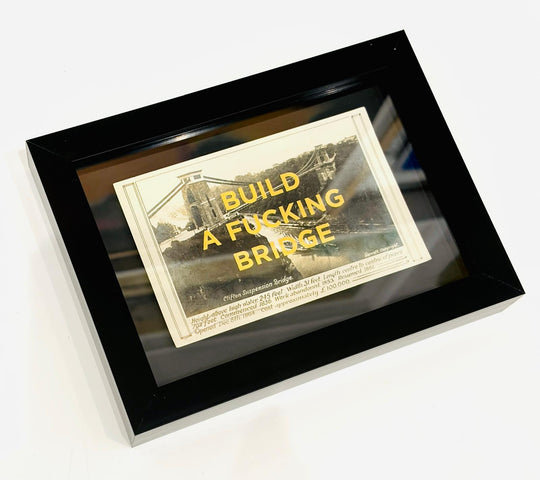 BUiLD A FUCKiNG BRiDGE POSTCARDS