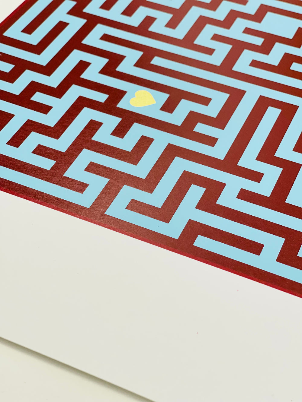 FiND YOUR WAY: BLUE & DARK RED