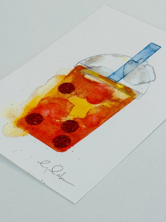 MiNi BUBBLE TEA (RED)