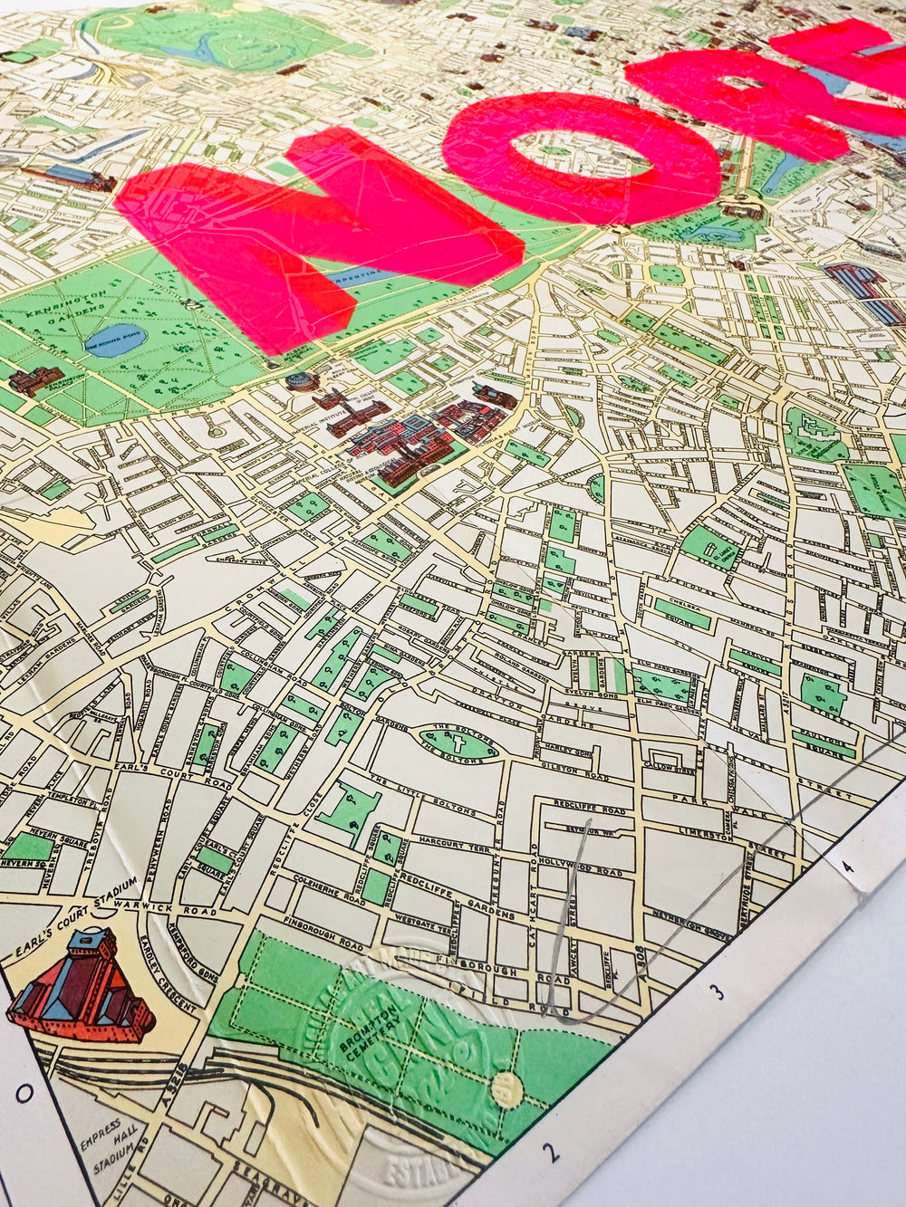 NORF - ViNTAGE MAP - PiCTURE MAP LONDON