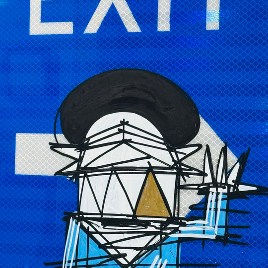 EXiT ROAD SiGN AFRO DEMON