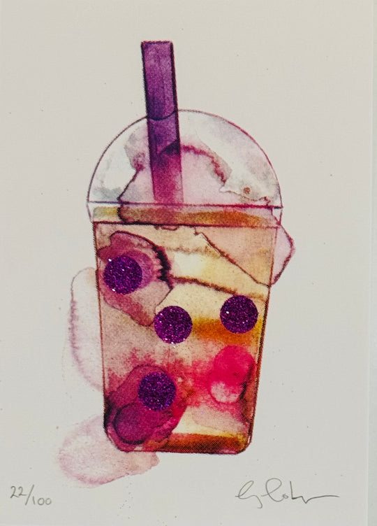 MiNi BUBBLE TEA (PUPRLE)