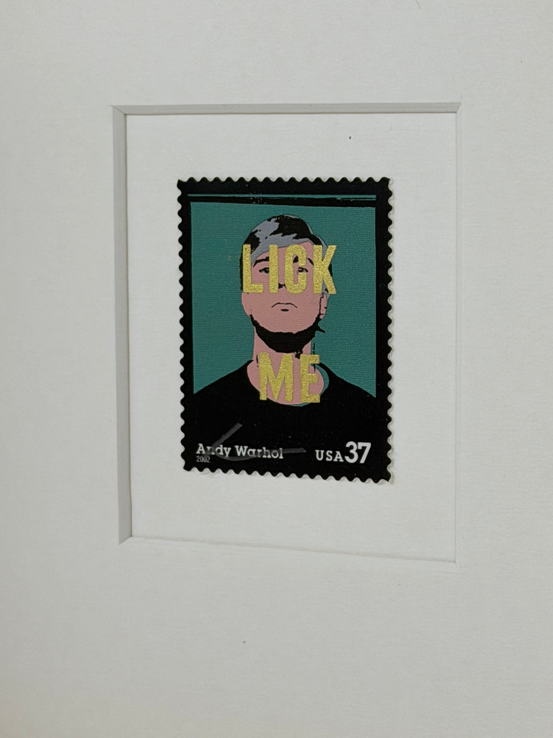 LiCK ME STAMP - GOLD