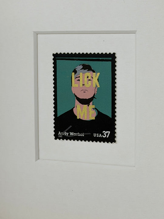 LiCK ME STAMP - GOLD