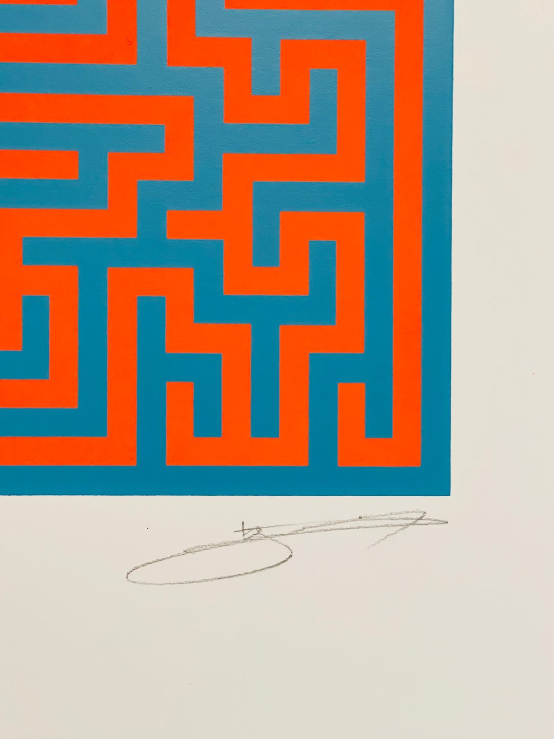 FiND YOUR WAY: FLUORO ORANGE AND BLUE