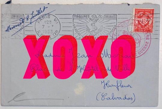 XOXO FRENCH ENVELOPES