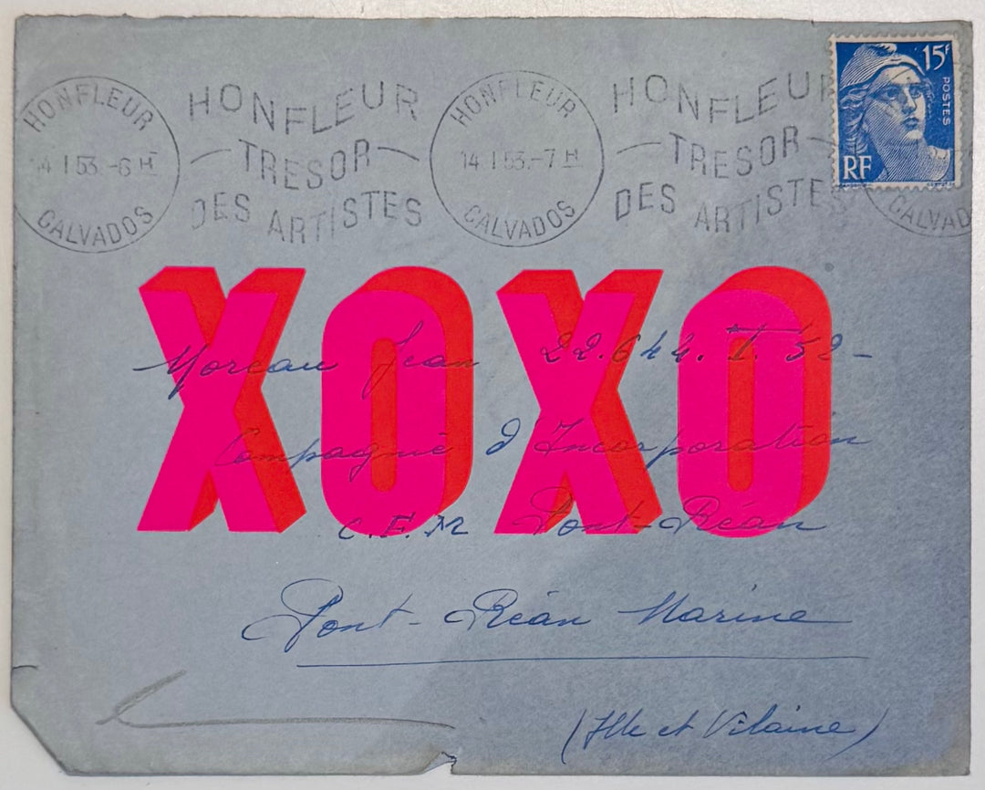 XOXO FRENCH ENVELOPES