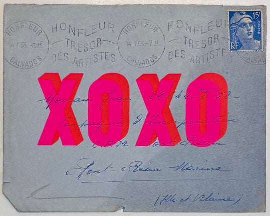 XOXO FRENCH ENVELOPES