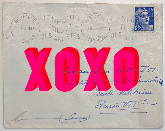 XOXO FRENCH ENVELOPES