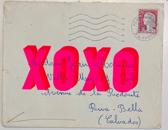 XOXO FRENCH ENVELOPES