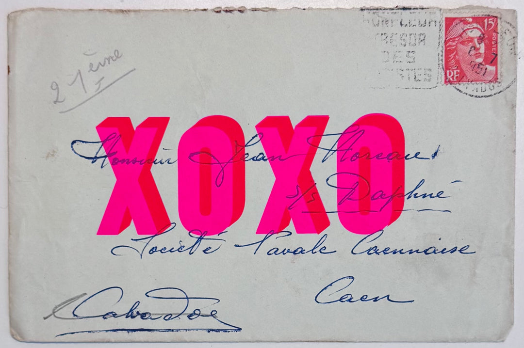 XOXO FRENCH ENVELOPES