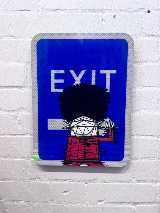 EXiT ROAD SiGN BEEFEATER