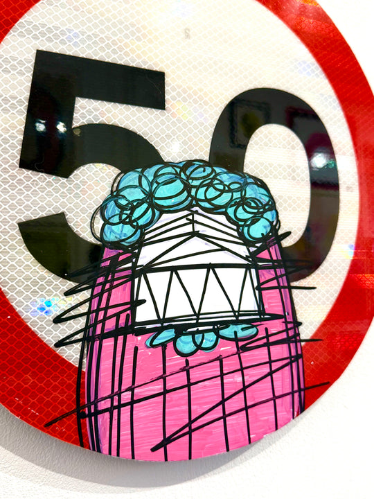 50 ROAD SiGN: GRANNY