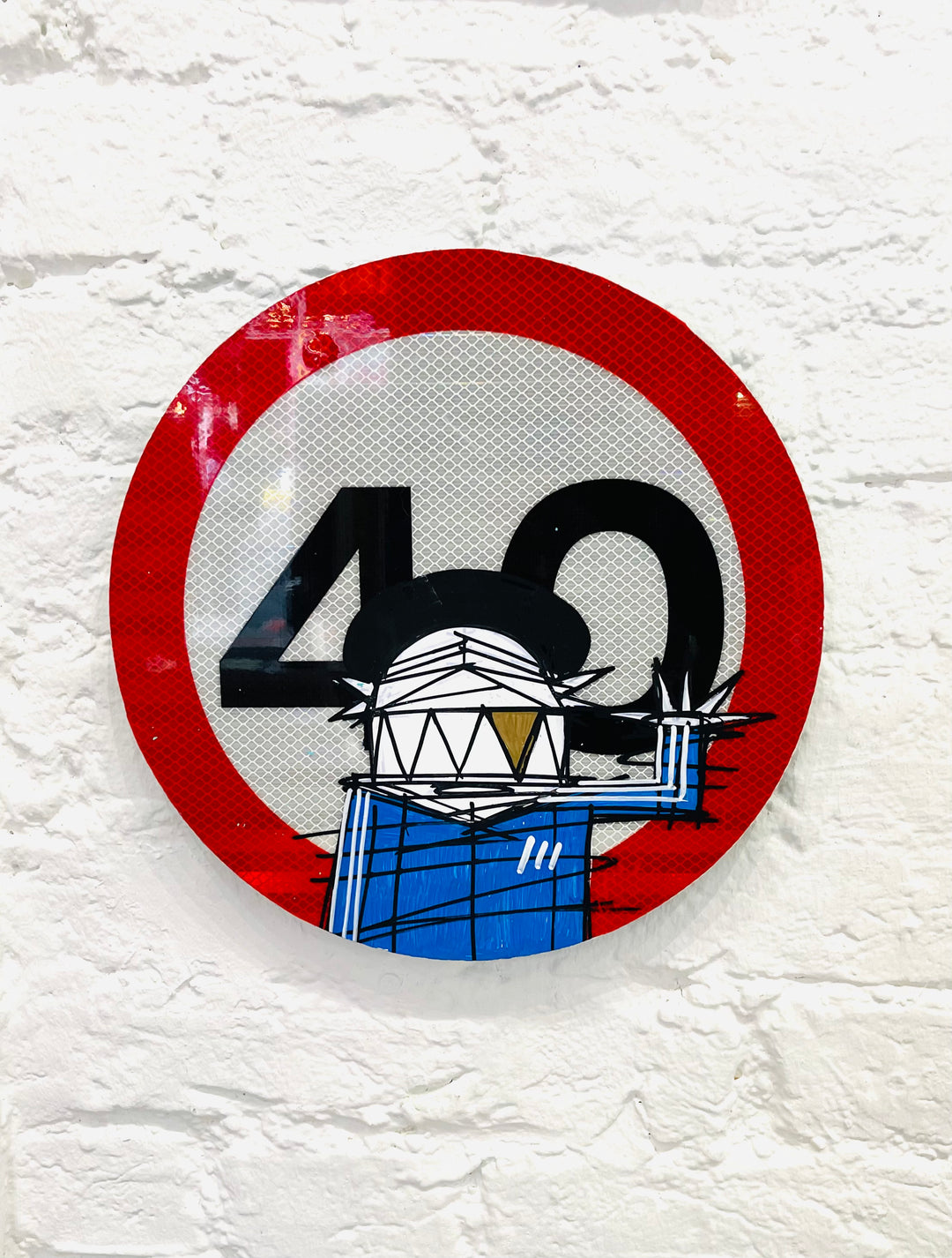 40 ROAD SiGN: AFRO DEMON