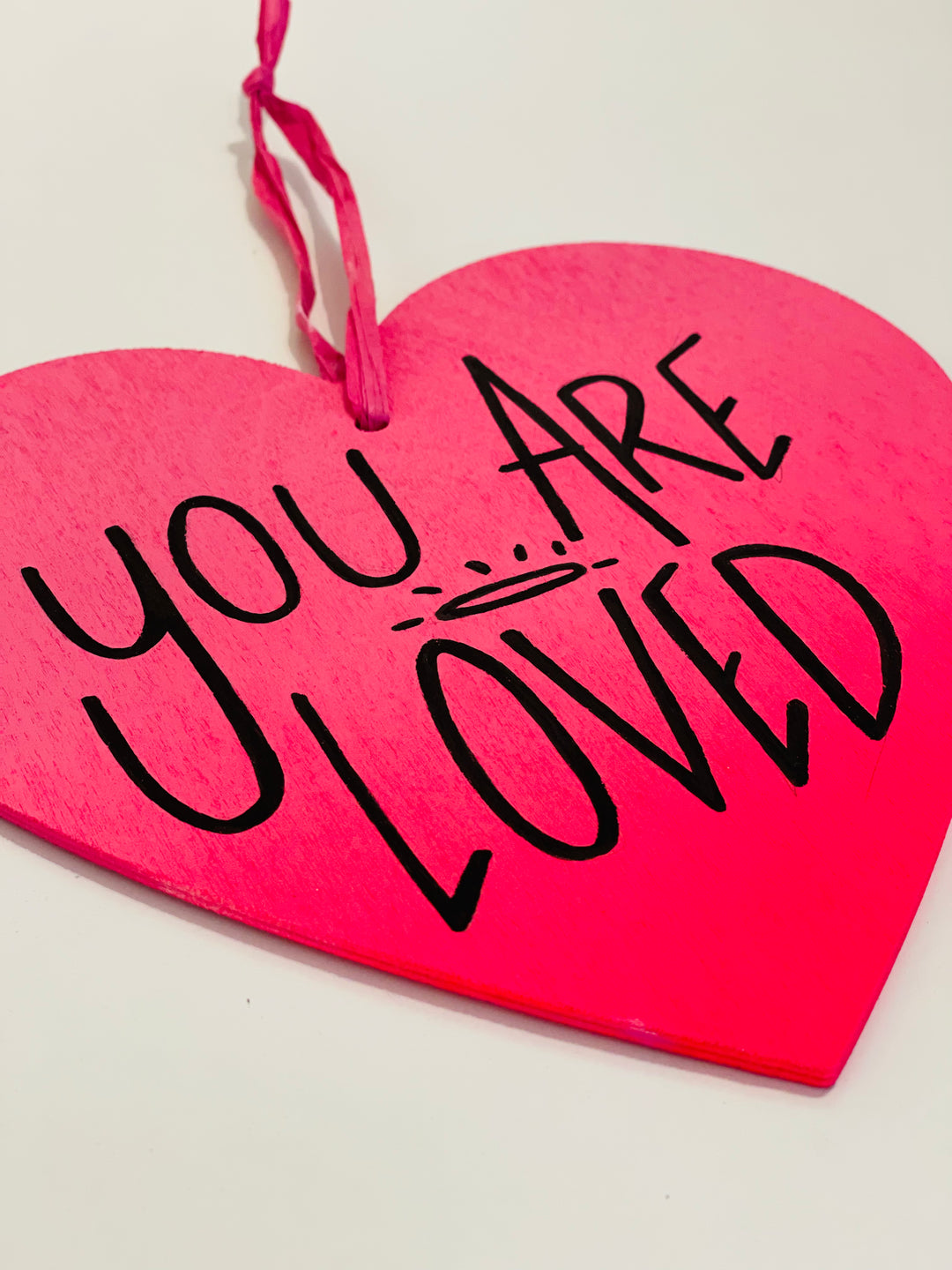YOU ARE LOVED WOODEN HEART