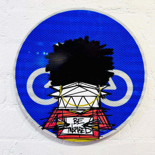 CYCLE LANE SiGN - BE iNSPiRED BEEFEATER