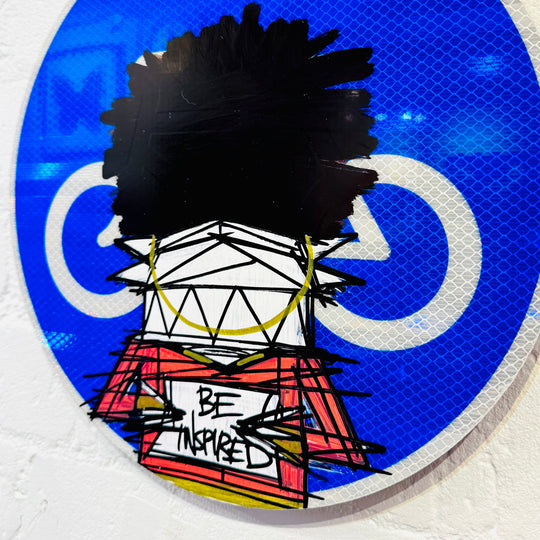 CYCLE LANE SiGN - BE iNSPiRED BEEFEATER