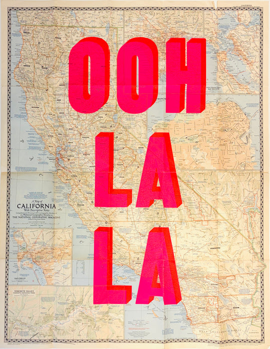 OOH LA LA ViNTAGE MAP