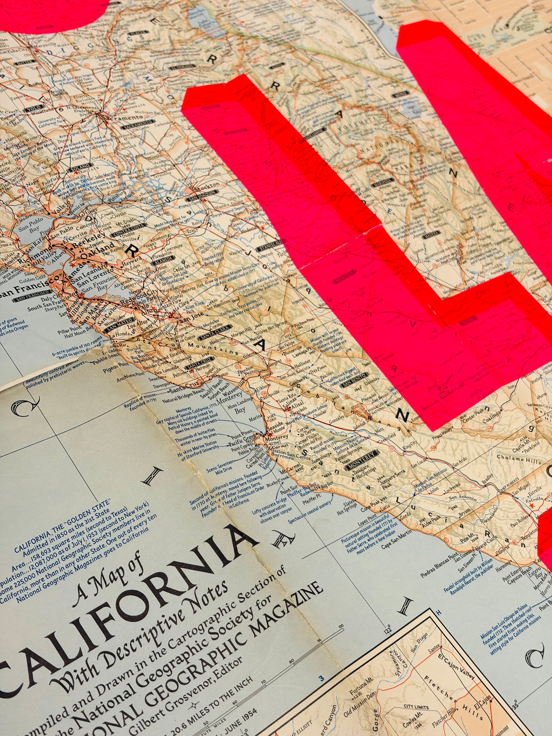 OOH LA LA ViNTAGE MAP
