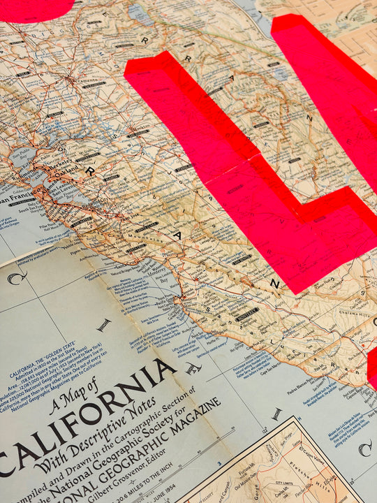 OOH LA LA ViNTAGE MAP