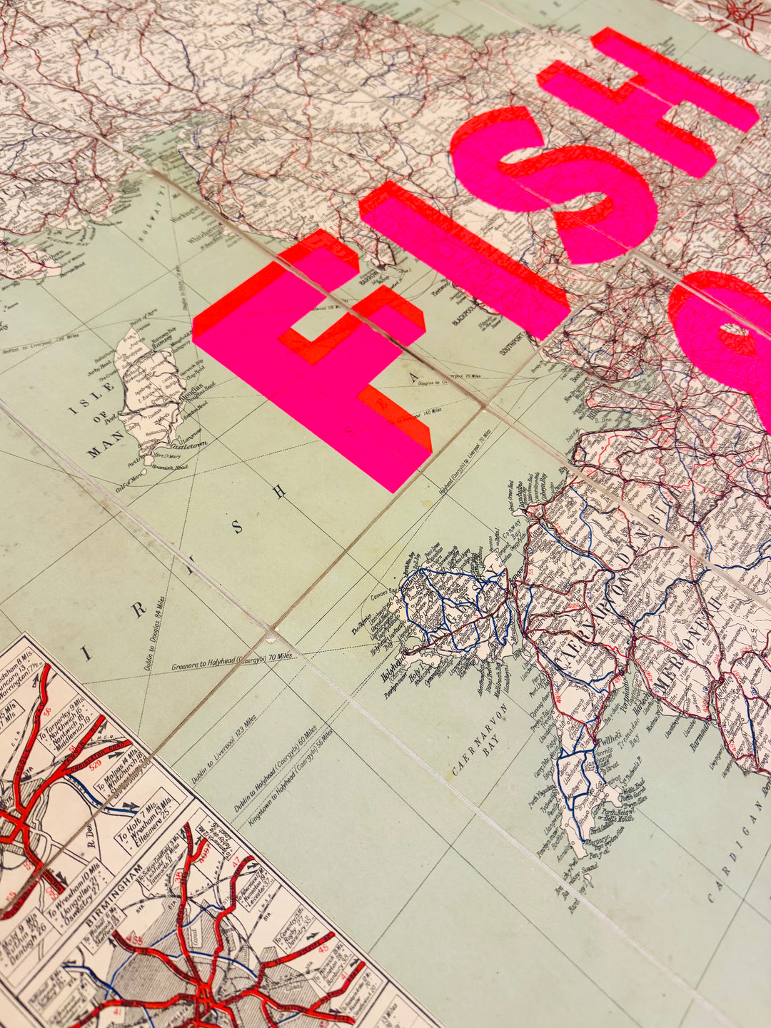 FiSH & CHiPS ENGLAND AND WALES XL MAP